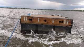 towing a floating dock