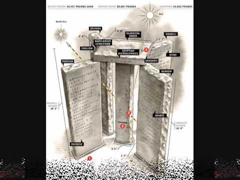 Rev. Douglas James Cottrell PhD: The Georgia Guidestones - Rules for the new Earth