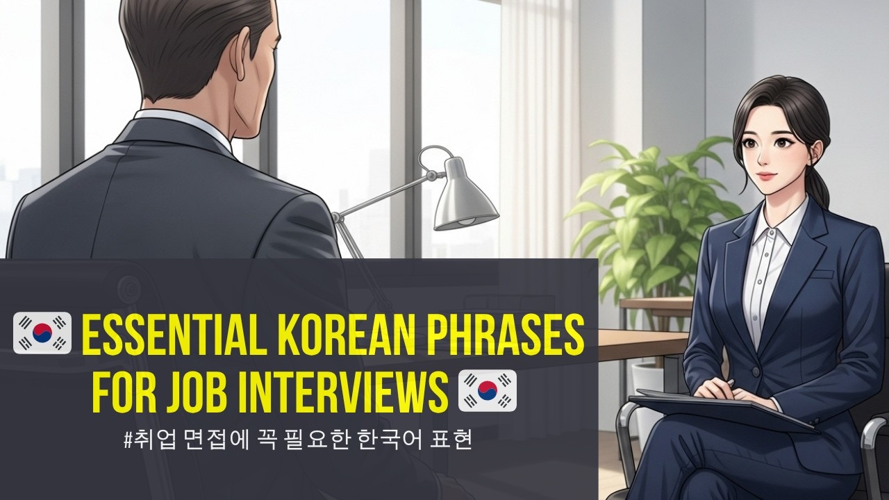 [Learn Business Korean] Top Korean Job Interview Questions & Sample ...