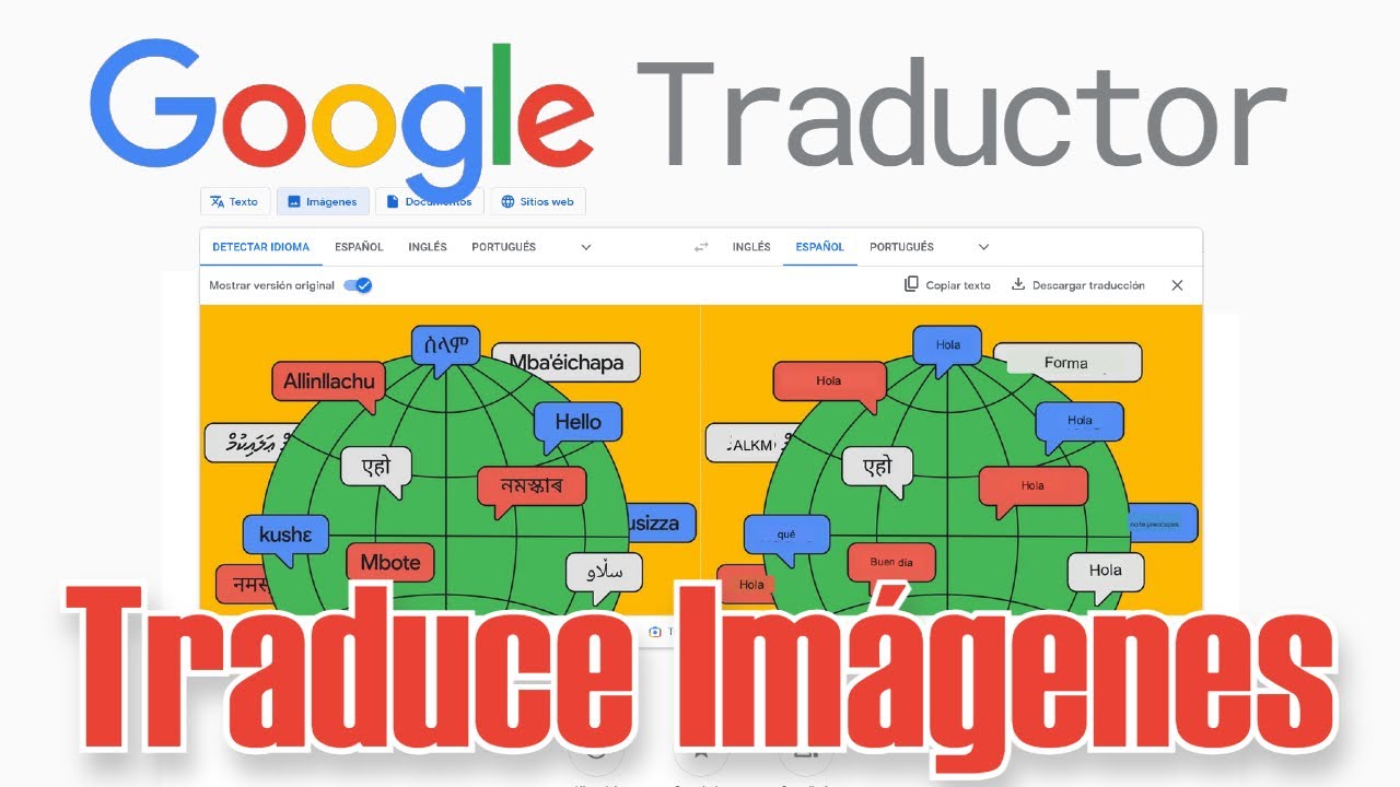 Google Lens Traduce Imágenes desde el Traductor  de Google YouTube