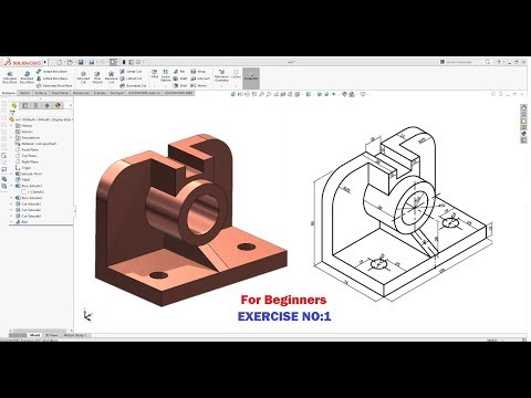 SolidWorks Tutorial for Beginners Exercise - 1