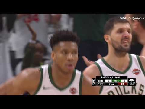 猛龙队对雄鹿队  精彩集锦2019年5月16日NBA季后赛