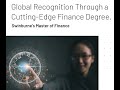 Swinburne University of Technology Master of Finance