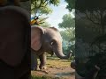 Elephant in a jungle