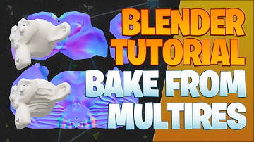 Bake from Multires - Blender Tutorial