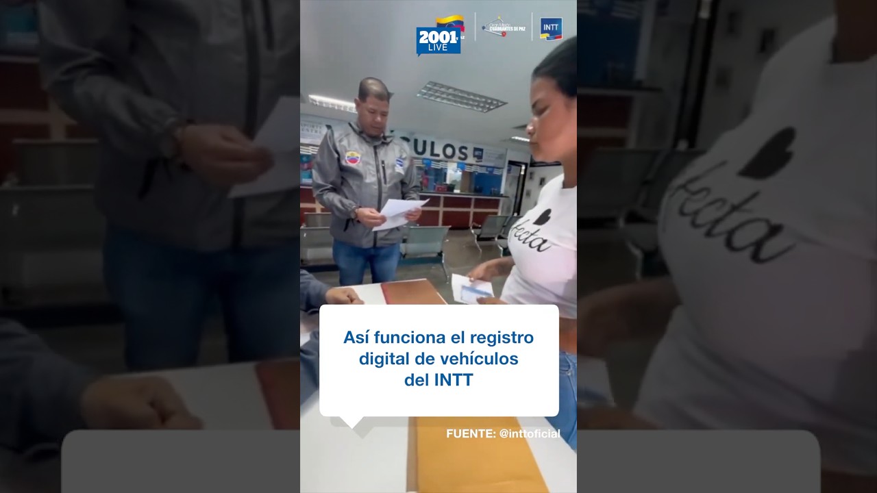 Paso a paso: Cómo registrar tu vehículo en el nuevo sistema digital del INTT