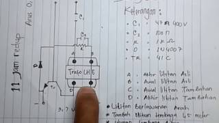 Tutorial Membuat Joule Thief Dengan trafo LHE Tembus 11 Jam