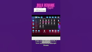 Reply to here’s a quick tutorial on how to bulk rename photos using an APPLE computer #googlequeen