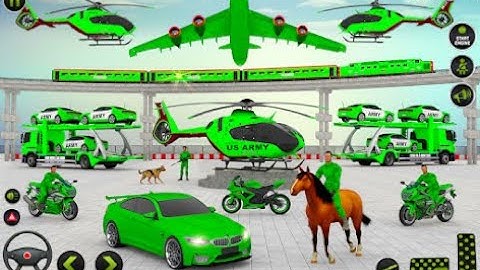 Army Vehicle Transport Truck - Simulation Game - Android GamePlay | Walk through a Game