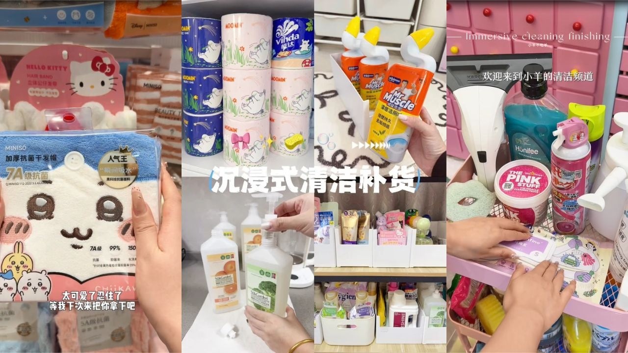 Immersive Replenishment & Storage🎀 | let's Go Shopping at Miniso | Time to Deep Clean at House✨