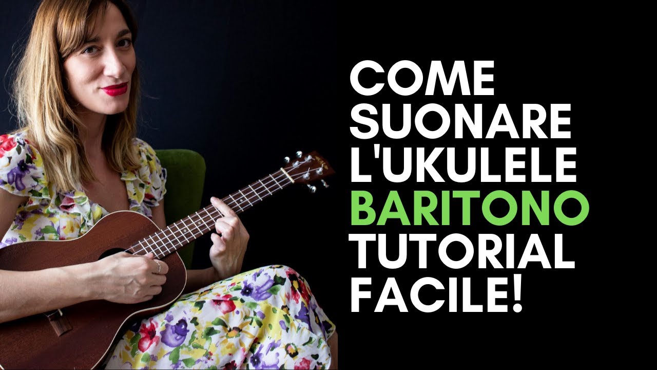 Come suonare l’Ukulele Baritono 1 Accordi Maggiori YouTube