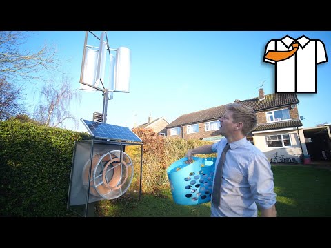 Wind/Solar Powered Clothes Dryer