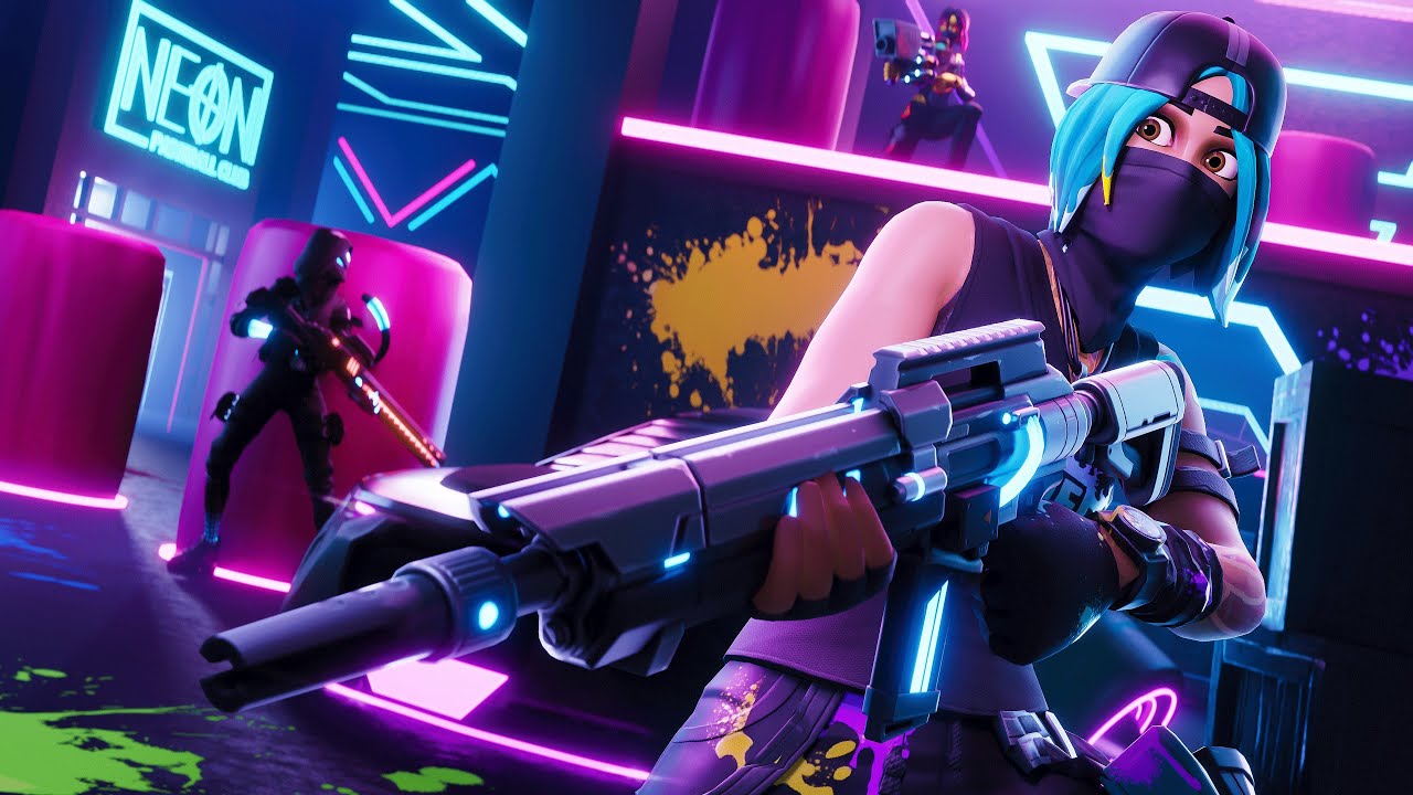 MAPA de PAINTBALL NEON *FFA* de CREATIVO 2.0 Feed Buho YouTube