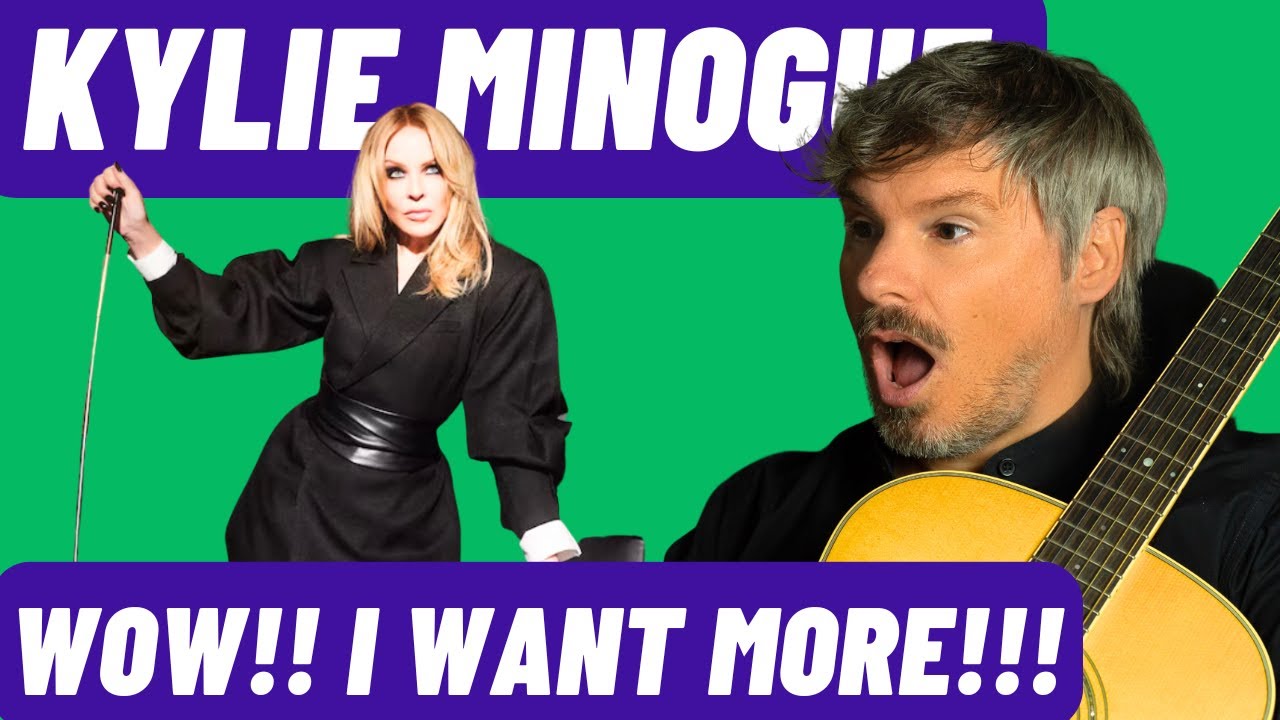 PRO SINGER'S first REACTION to KYLIE MINOGUE - LIGHTS CAMERA ACTION