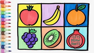How To Draw Delicious Fruits - Easy Drawing Tutorial