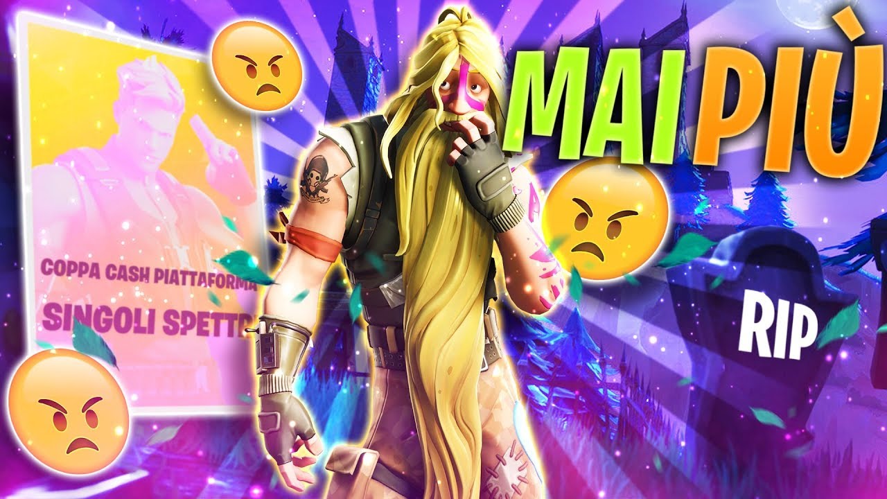 NON GIOCHERÓ MAI PIÙ LA SOLO CASH CUP SU FORTNITE !!