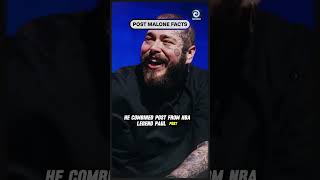 Post Malone got his stage name from a rap name generator #postmalone #shorts #facts