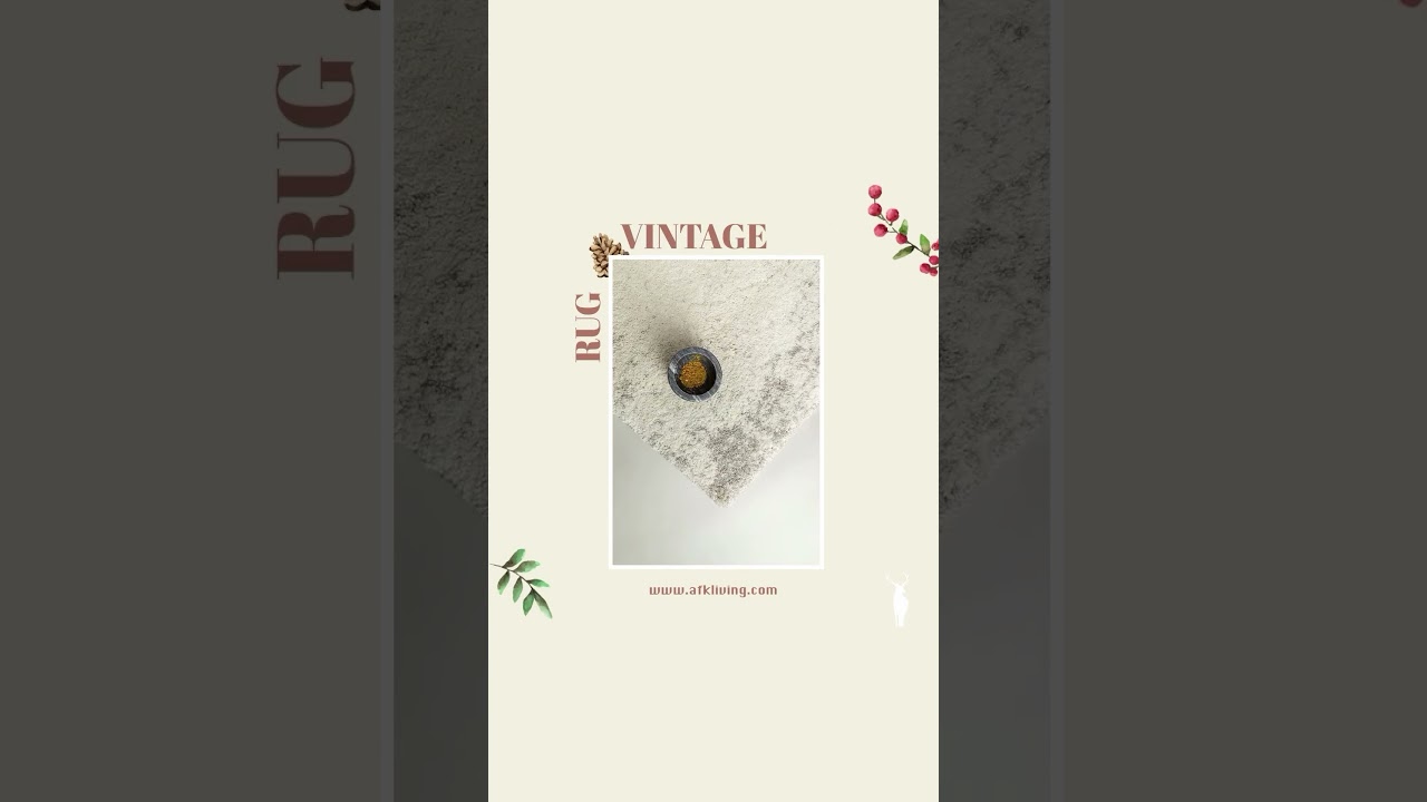 Add a touch of timeless elegance to your home with our Vintage Rug! 🌟