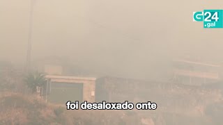 🔥PONTEVEDRA | O incendio de Oia xa non é un perigo para as casas, o de Vilaboa segue en situación 2