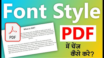 how to change pdf font style | change font pdf | pdf font change