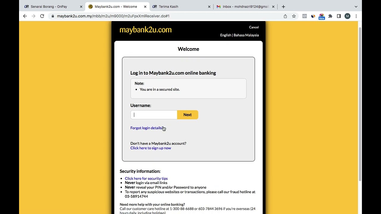 Pembayaran Online Banking
