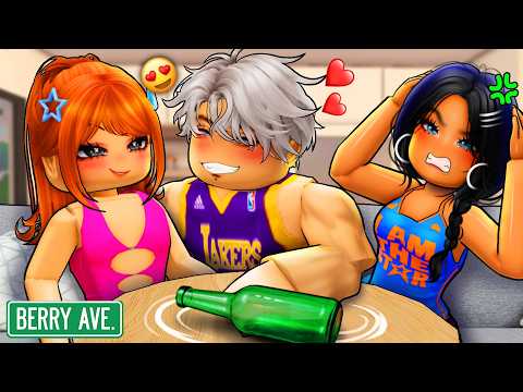We PLAYED SPIN THE BOTTLE With My CRUSH?!| Berry Avenue Story