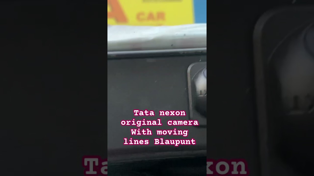 Blaupunkt OEM Camera for Tata punch # Blaupunkt camera with moving guide lines # Sahiba car