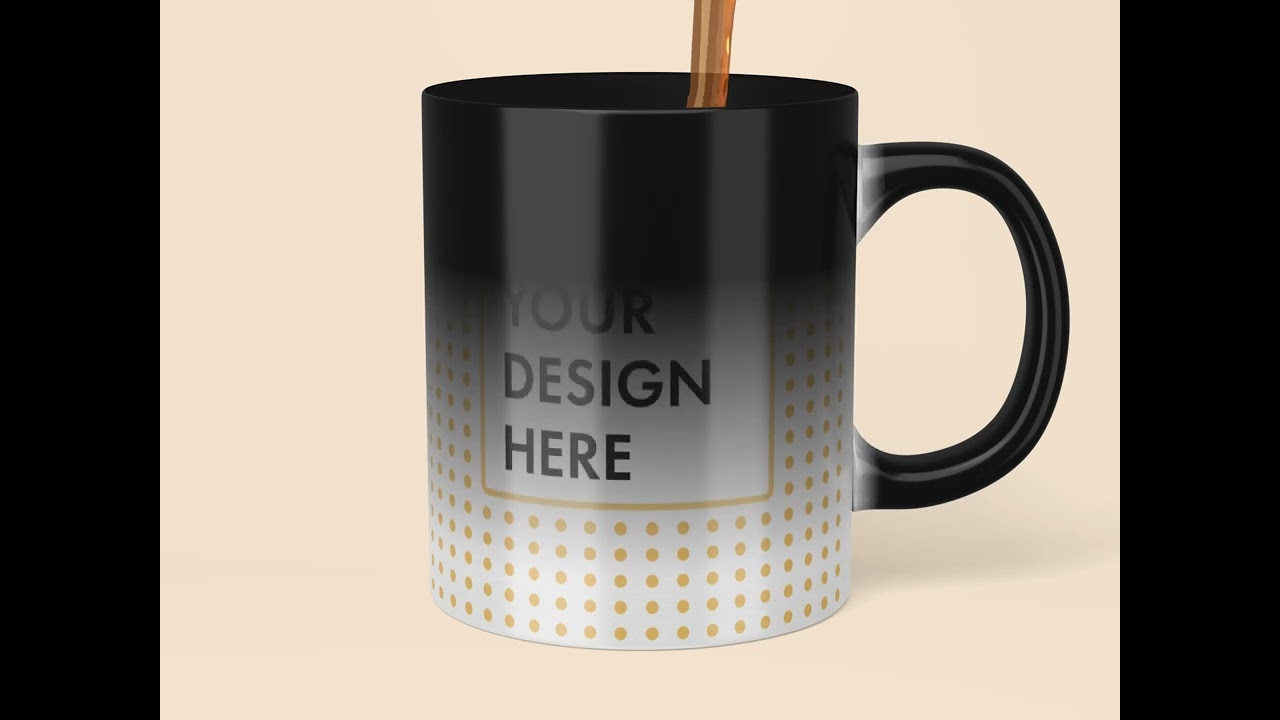 Color Changing Mug Video Mockup
