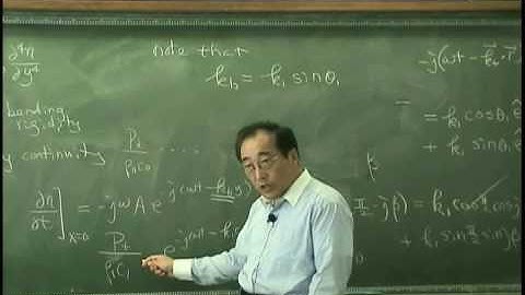 [Lecture15-4: Transmission/Reflection of inf. plate] Introduction to Acoustics, Yang-Hann Kim
