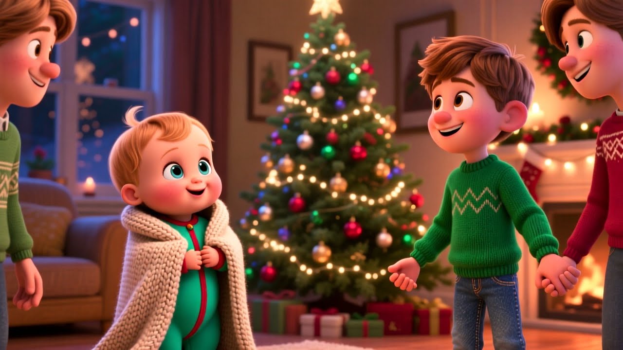 Cozy Christmas Night Fun 🎄✨ Fun Holiday Song for Kids | Learn ABC & 123 with Baby