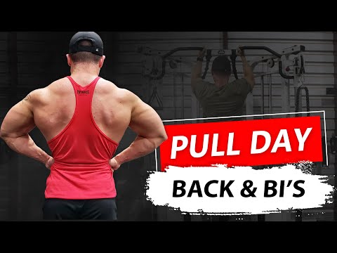 Best Pull Day Workout//Build Bigger Back and Bi's💪🏻