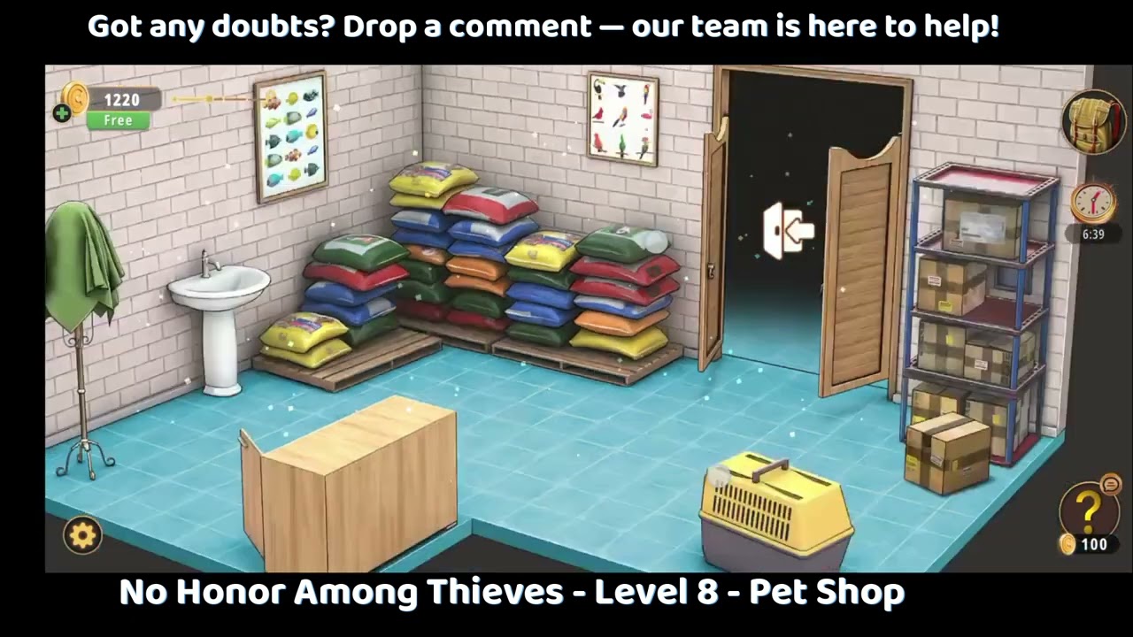 Rooms and Exits Level 8 - Pet Shop 🔥 | No Honor Among Thieves Walkthrough | Step-by-Step Guide