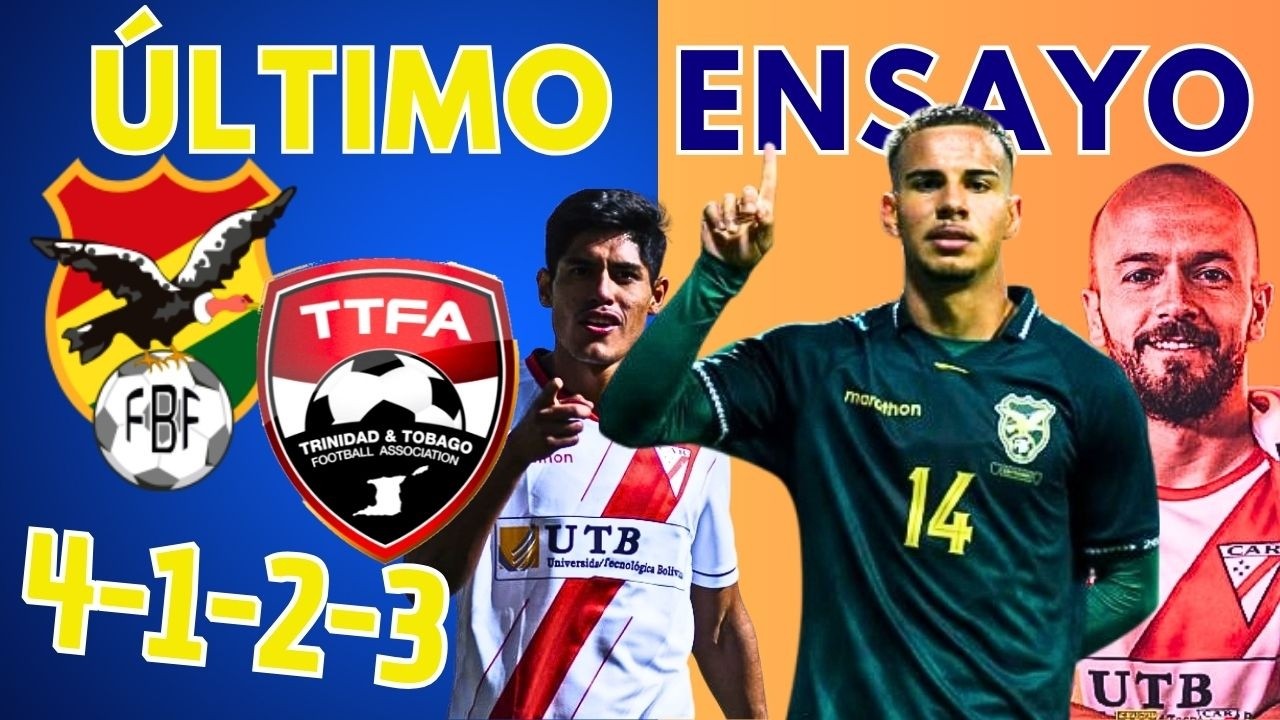 Asi es EL 11 de OSCAR VILLEGAS 😱 BOLIVIA vs TRINIDAD Y TOBAGO 2026 😱 Amistoso Repechaje Futbol Zurdo