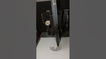 Drawing a PigDeer with a Mini CNC Plotter - ASMR & Satisfying Art Process #asmr