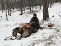 【トリマトリ。】 【ー13.3℃でブッシュクラフト1/4】【一の瀬高原キャンプ場】【bushcraft ブッシュクラフト】