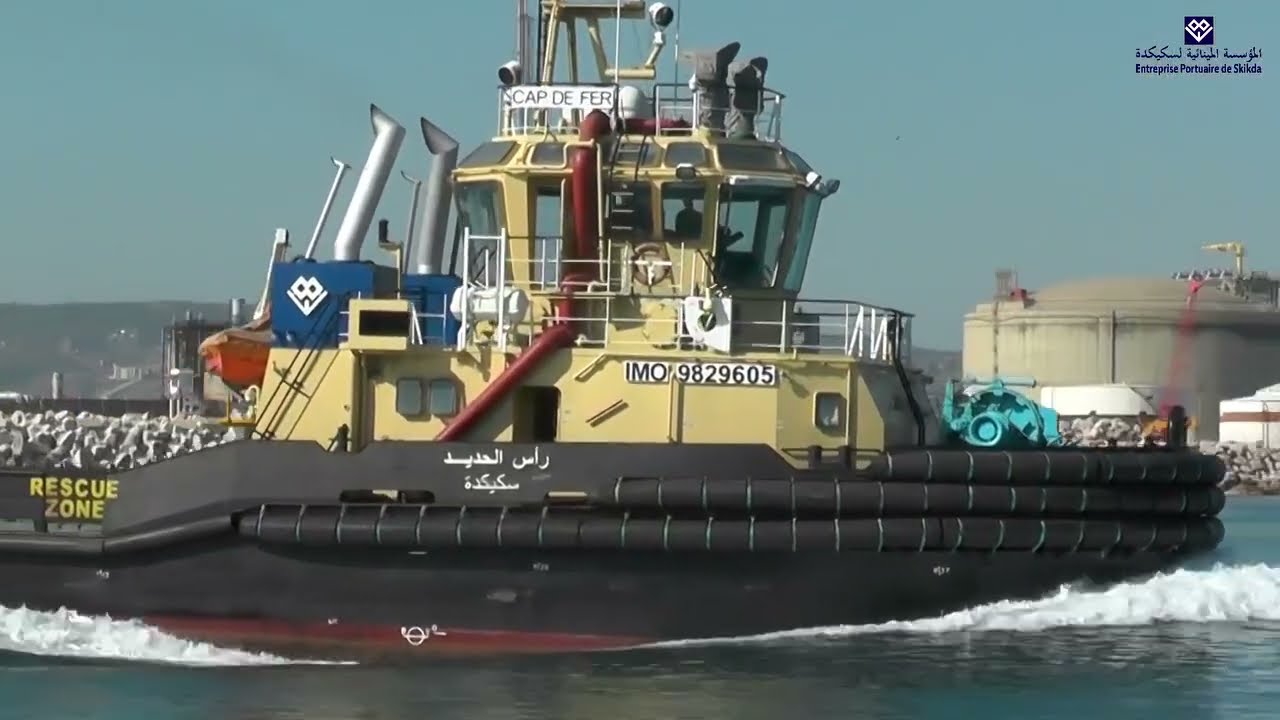 اجراء عملية رسو وشحن بالمرفأ م3 بتوسعة الميناء  الجديد (سكيكدة) للناقلة الغازية 