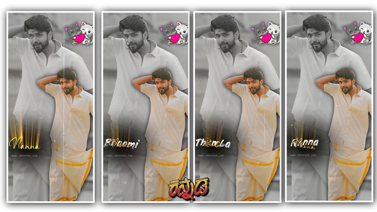 💞😍😇NEW TRENDING BOYS VIDEO EDITING IN ALIGHT MOTION KANNADA LOVE LYRIC INSTAGRAM TRENDING VIDEO😍🤞