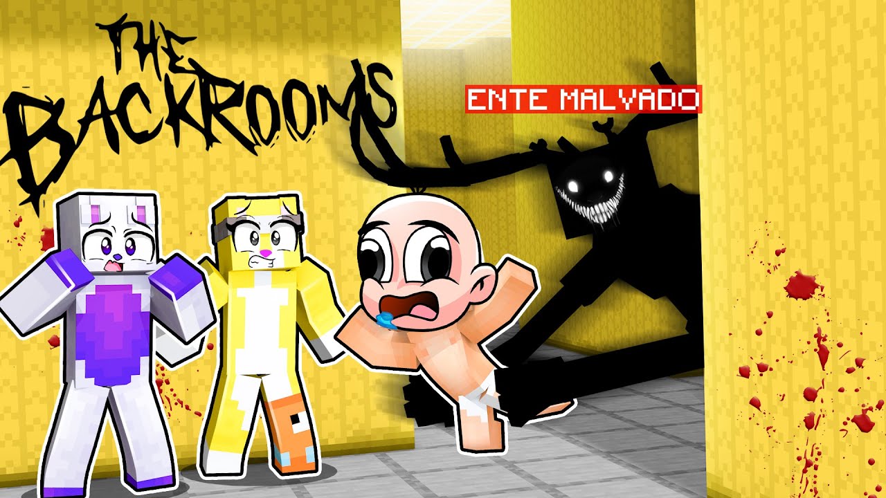 ¡NADIE PUEDE ESCAPAR DE EL MALVADO MONSTRUO DE The Backrooms😱 |  MICHI MIAU BEBE NOOB CAPITAN WINKI