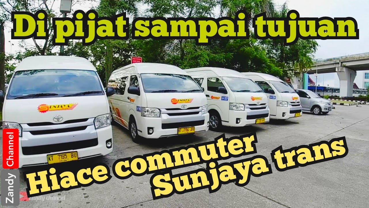 Review Toyota Hiace Sunjaya Travel Balikpapan  sangatta 