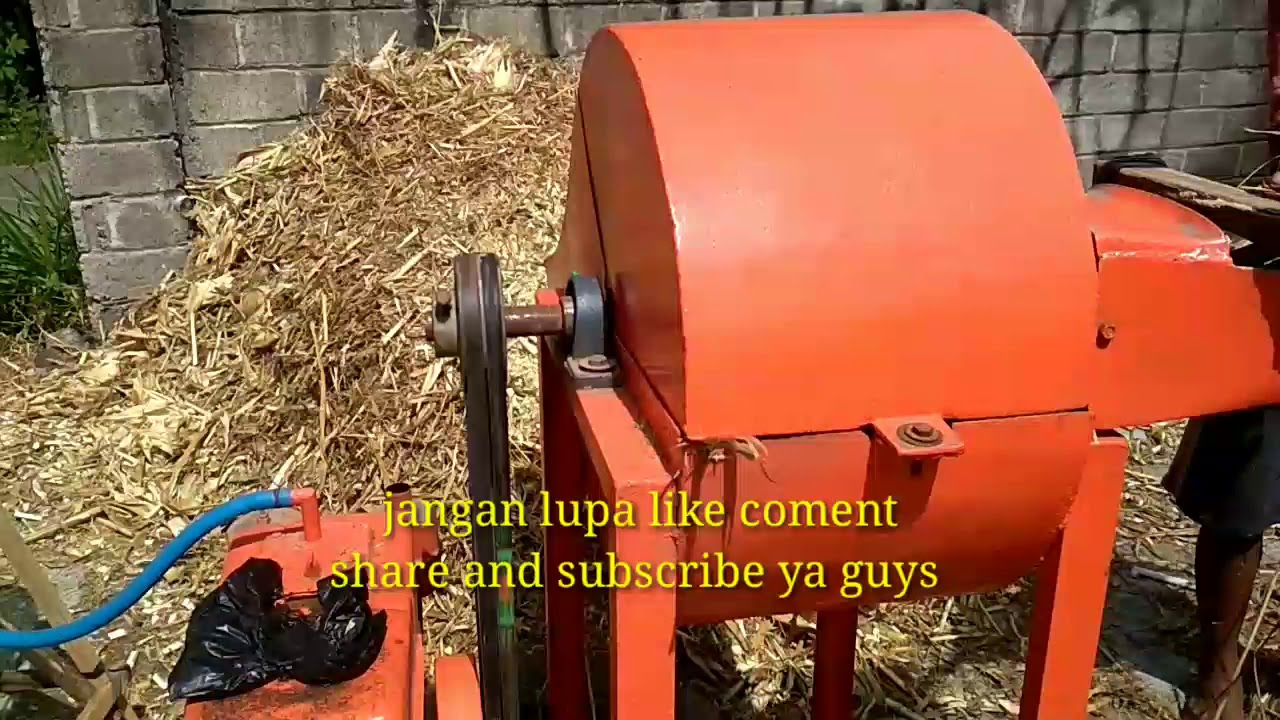 Tutorial mencacah pakan TERNAK SAPI DAN KAMBING 