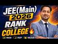 🟢 LIVE Know your college option? 🎯 Avoid these Mistakes 😳 #jeemain2026 #jee