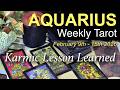AQUARIUS Weekly Tarot ‘BREAKING A KARMIC CYCLE!’ | Intuitive Spiritual Guidance February 9 - 15 2026
