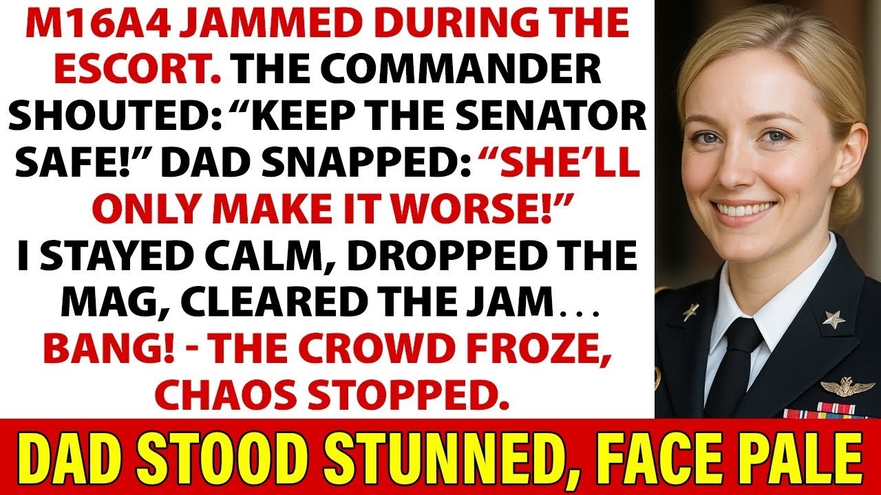 My Dad Mocked Me During the Escort — Until the M16A4 Shattered His Doubts