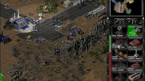 Tiberian Sun 1v1 VS Hard AI Dueling Islands