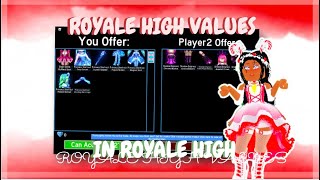 SECRET TIPS TO KNOW THE VALUE OF ITEMS IN ROYALE HIGH