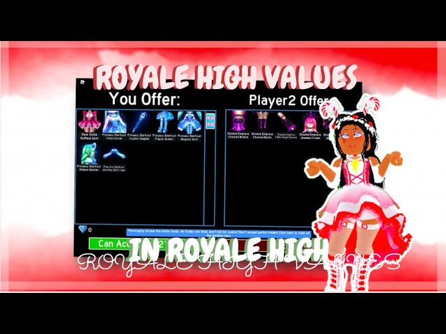 Royale High Sets Average Trading Values Royale High Trading 