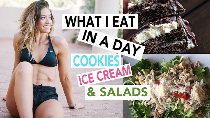 WHAT I EAT IN A DAY | COOKIES, ICE CREAM & SALADS?!