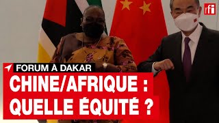 Le huitième Forum sur la coopération sino-africaine s'est ouvert à Dakar • RFI screenshot 2