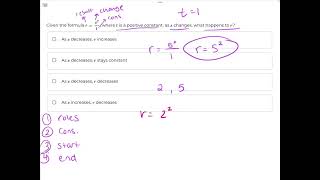 Analyzing trends in Formulas Drill 1 Solution 4