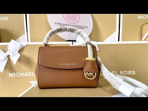 Michael Kors Ava Extra-Small Saffiano Leather Crossbody in Luggage by  @springflingmnlph 